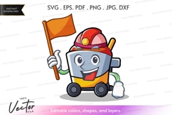 Miner robot with flag Product Image 1