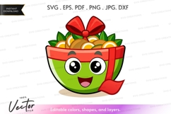 Fruit bowl with ribbon Product Image 1