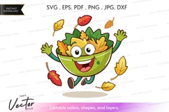 Joyful leaf bowl character Product Image 1