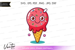 Happy strawberry ice cream Product Image 1