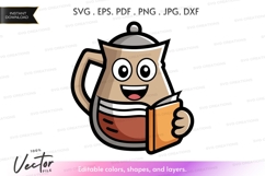 Teapot reading book Product Image 1
