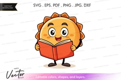 Sunny the sun reading a book Product Image 1