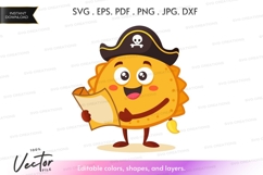Pirate cheese clipart Product Image 1