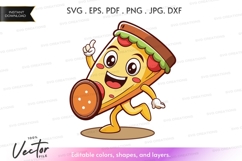 Happy pizza running Product Image 1