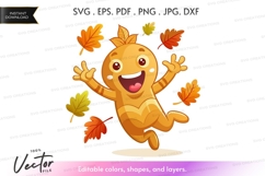 Joyful autumn character Product Image 1