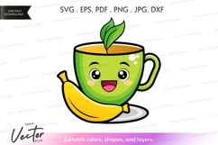 Coffee cup holding a banana Product Image 1