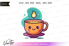 Steaming coffee cup Product Image 1