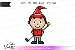Jester vector silhouette clipart Product Image 1