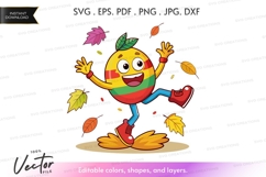 Joyful fruit character in autumn Product Image 1
