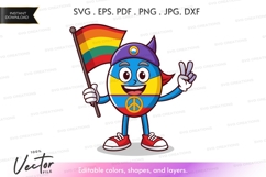 Peaceful celebration vector silhouette Product Image 1