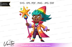 Magical rainbow wizard Product Image 1
