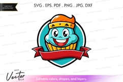 Cartoon character vector silhouette Product Image 1