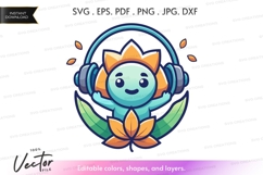 Music loving sunflower Product Image 1