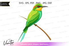 Vector silhouette of a bird Product Image 1