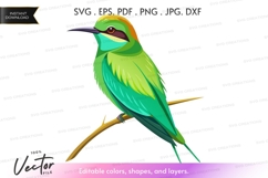 Vector silhouette of a bird Product Image 1