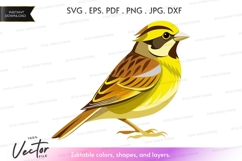 Yellow and brown bird silhouette png Product Image 1