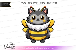 Cute raccoon bee Product Image 1