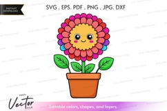 Cute flower in pot Product Image 1