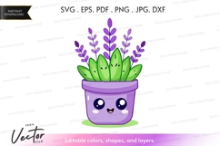 Cute lavender plant in a pot Product Image 1
