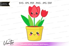 Happy potted tulips Product Image 1