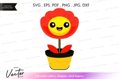 Happy flower in pot Product Image 1