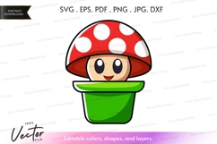 Cute piranha plant in a pot Product Image 1
