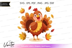 Happy thanksgiving turkey Product Image 1
