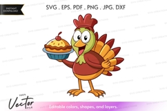 Happy chicken with pie Product Image 1