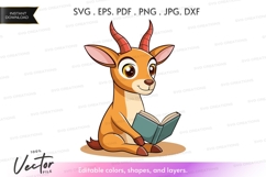 Reading deer Product Image 1