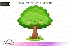 Happy tree silhouette Product Image 1