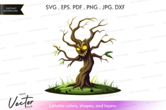 Eerie tree silhouette Product Image 1