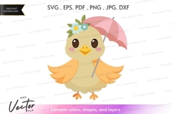 Chick with umbrella Product Image 1