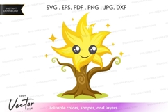 Sunny tree silhouette Product Image 1