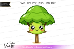 Happy tree character Product Image 1