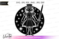 Cat knight Vector Clipart Product Image 1