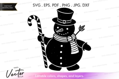 Snowman Vector Clipart Product Image 1