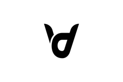 VD DV letter logo design Product Image 1