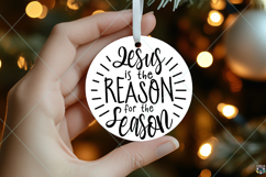 Christian Christmas Ornaments SVG Bundle: Nativity Scene Product Image 5