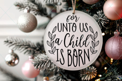 Christian Christmas Ornaments SVG Bundle: Nativity Scene Product Image 6