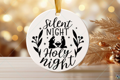 Christian Christmas Ornaments SVG Bundle: Nativity Scene Product Image 7