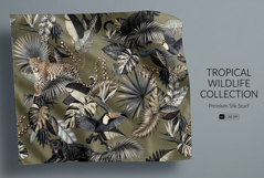 Moody Indigo Jungle &amp; Tropical Seamless Patterns Product Image 8