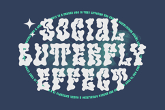 Vealleaes Experimental Display Font Product Image 2