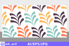 Seamless floral pattern mockups with abstract botanical Product Image 2