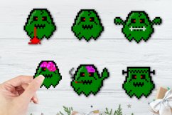 Sticker Fixel Zombie Jellyfish Product Image 1