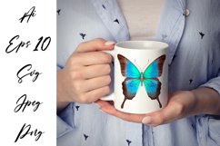 Butterfly - vector watercolor Product Image 1