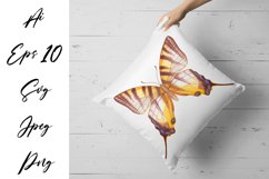 Butterfly - vector watercolor Product Image 1