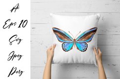 Butterfly - vector watercolor Product Image 2