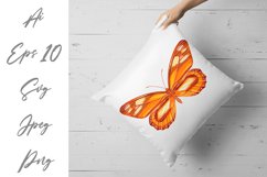 Butterfly - vector watercolor Product Image 4