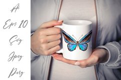 Butterfly - vector watercolor Product Image 1