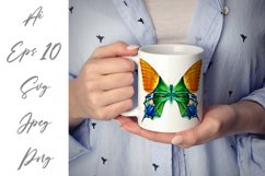 Butterfly - vector watercolor Product Image 5